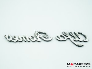Alfa Romeo Emblems & Badges Kit - Black - "Alfa Romeo" + "Sportiva" Emblems + 2 AR Badges